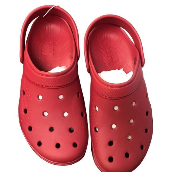 Skechers new in box tags attached size 7 crochet style shoes red 50 bucks - Picture 1 of 3